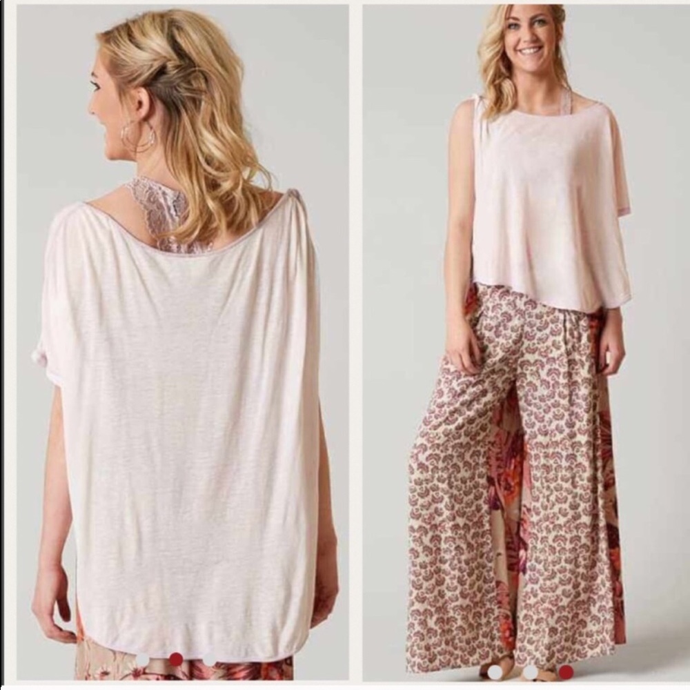 Free People NWT Lavender One Shoulder Top